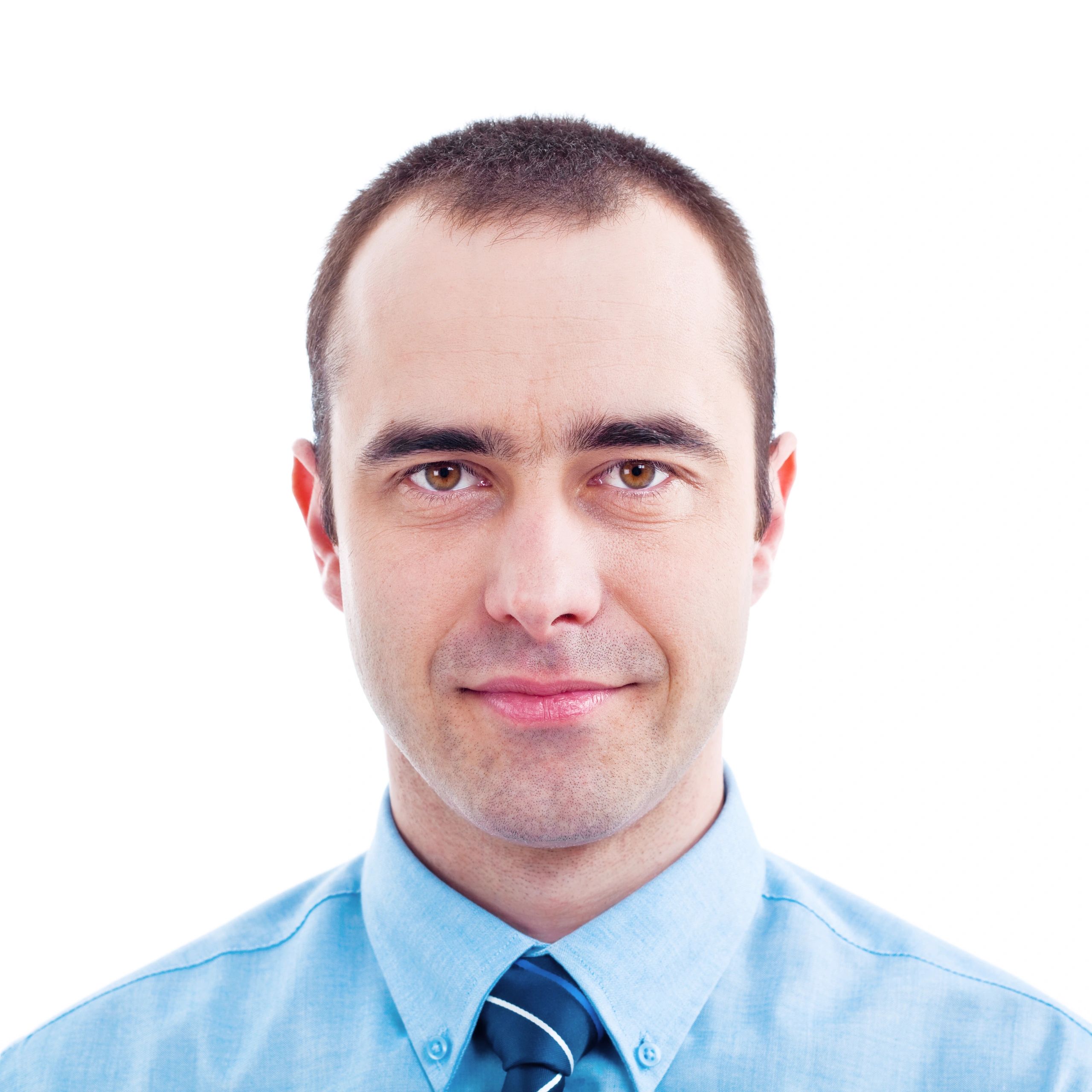 Portrait of a business client